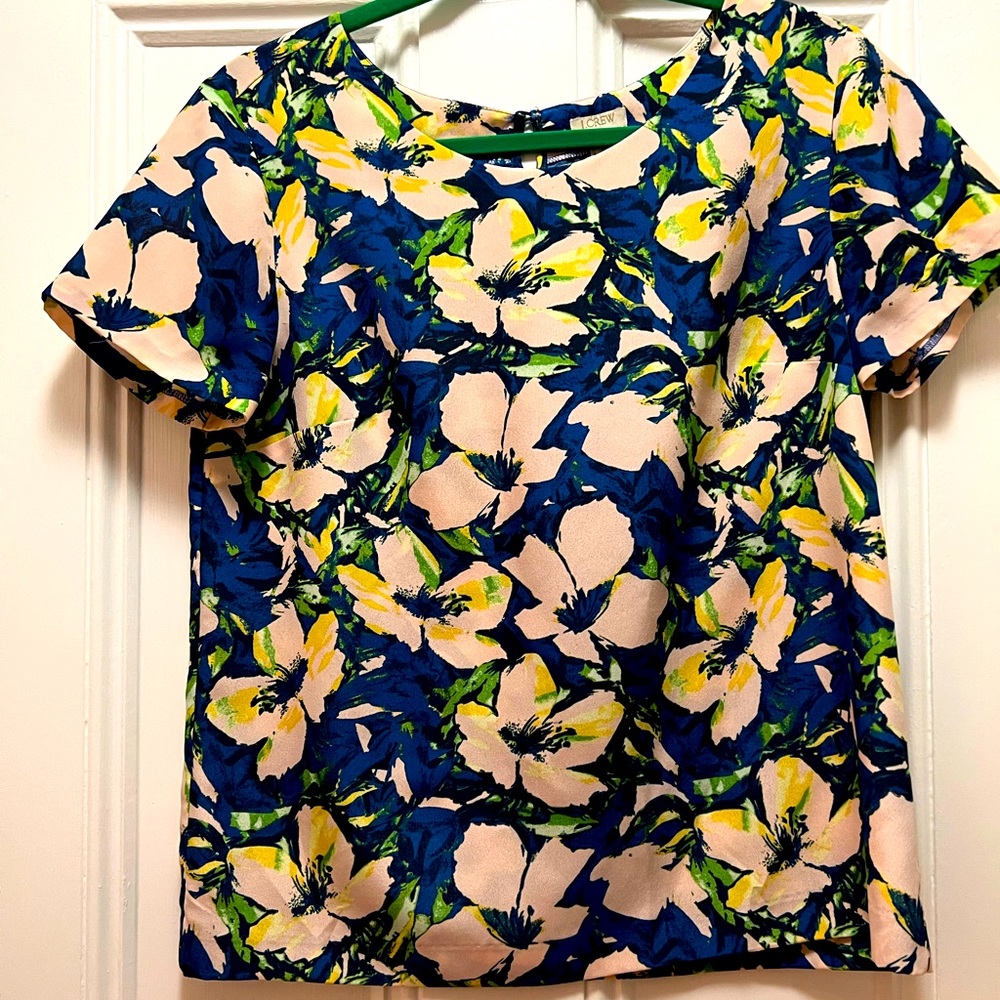 JCrew Floral Top